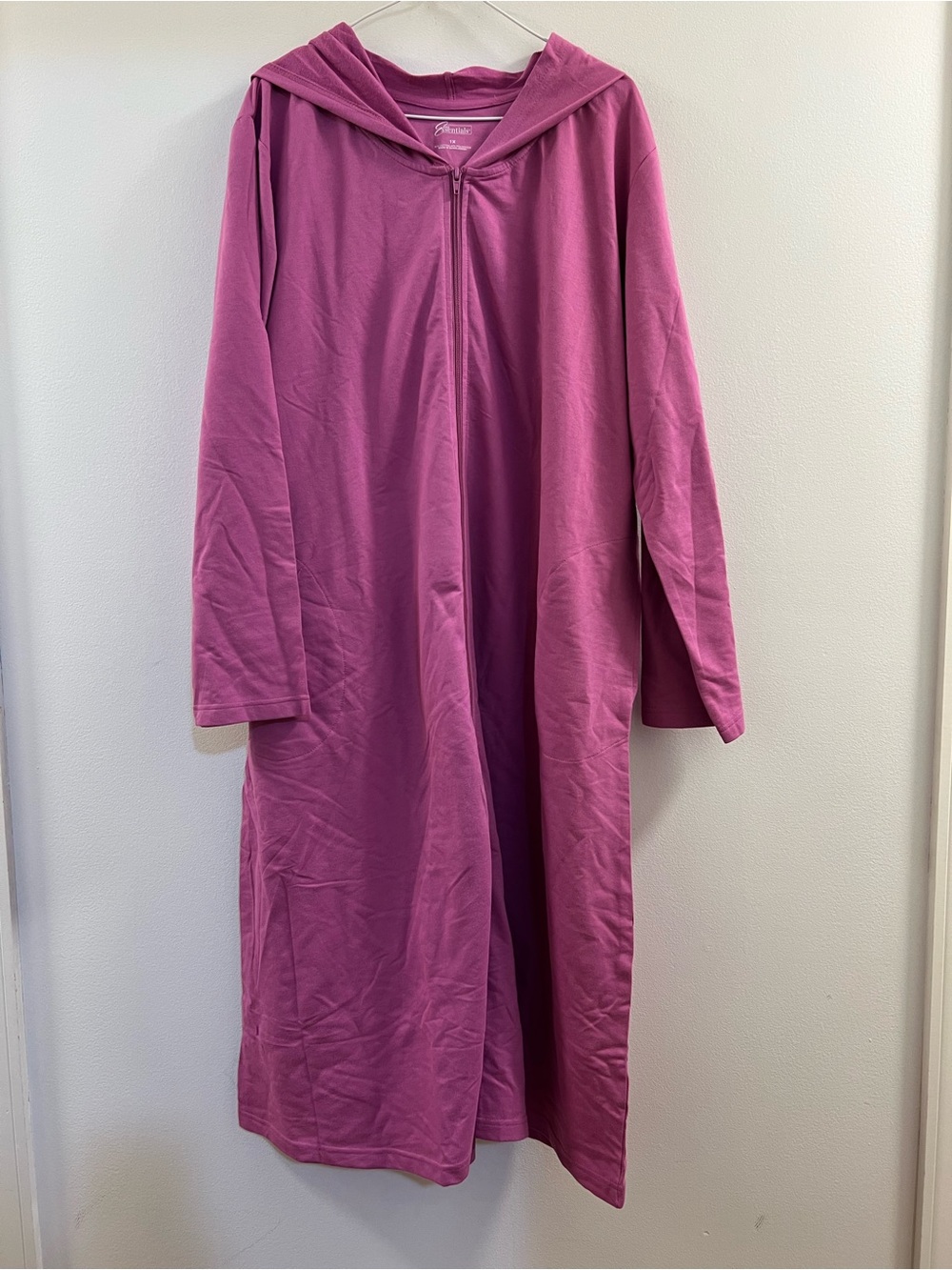 Easy Essentials Hooded Zip Front Robe - Picture 7 of 14